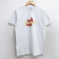 M★古着 半袖 ビンテージ Tシャツ メンズ 00年代 00s カナダ クルーネック カナダ製 薄グレー 霜降り 25aug19 中古