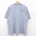 90s 半袖Tシャツ プエルトリコ ネイビーストライプ XL | 古着