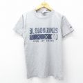 Champion 00s 半袖Tシャツ BLOODHOUNDS グレー S | 古着