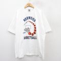 フルーツオブザルーム 90s 半袖Tシャツ バスケットボール ホワイト XL | 古着