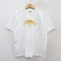 L★古着 半袖 ビンテージ Tシャツ メンズ 90年代 90s バンコク 刺繍 コットン クルーネック 白 ホワイト 25aug20 中古