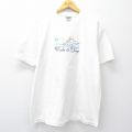 オニータ 90s 半袖Tシャツ 船刺繍 ホワイト XL | 古着