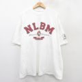 00s 半袖Tシャツ NLBM ホワイト XL | 古着