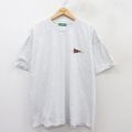 XL★古着 半袖 ビンテージ Tシャツ メンズ 00年代 00s Sanibel Island 大きいサイズ クルーネック 薄グレー 霜降り 25aug20 中古