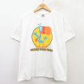フルーツオブザルーム 00s 半袖Tシャツ Follow YOUR NOSEプリント ホワイト XL | 古着