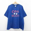 ジャージーズ 00s 半袖Tシャツ OFF BEATS ブルー XL | 古着