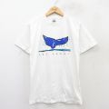 90s 半袖Tシャツ クジラLOS CABOS ホワイト M | 古着