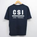 00s 半袖Tシャツ CSIラスベガス ネイビー XL | 古着