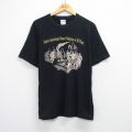 L★古着 半袖 ビンテージ Tシャツ メンズ 00年代 00s 民族 Honor Veterans クルーネック 黒 ブラック 25aug21 中古