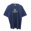 00s 半袖Tシャツ NURNBERG刺繍 ネイビー XL | 古着