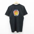 L★古着 半袖 ビンテージ Tシャツ メンズ 90年代 90s CLUB FED クルーネック 黒 ブラック 25aug21 中古