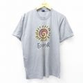 L★古着 半袖 ビンテージ Tシャツ メンズ 90年代 90s エクアドル クルーネック グレー 25aug21 中古