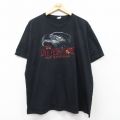 00s 半袖Tシャツ LIVE FREE刺繍 ブラック XL | 古着