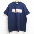 フルーツオブザルーム 00s 半袖Tシャツ 貝がら ネイビー XL | 古着