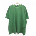 【50%OFF】XL★古着 ピューリタン 半袖 ビンテージ サーマル Tシャツ メンズ 90年代 90s 無地 大きいサイズ クルーネック USA製 緑 グリーン 【spe】 25aug22 中古
