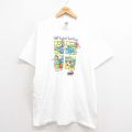 【20%OFF】XL★古着 フルーツオブザルーム 半袖 ビンテージ Tシャツ メンズ 90年代 90s SNET 企業広告 コットン 白 ホワイト 25aug22 中古