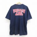ジャージーズ 00s 半袖Tシャツ ファイヤーレスキュー ネイビー XL | 古着