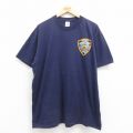 ジャージーズ 90s 半袖Tシャツ ポリス ネイビー XL | 古着