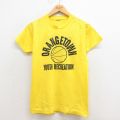 S★古着 スクリーンスターズ 半袖 ビンテージ Tシャツ メンズ 80年代 80s バスケットボール クルーネック USA製 黄 イエロー 25aug22 中古