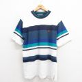 L★古着 半袖 ビンテージ Tシャツ メンズ 90年代 90s ワンポイントロゴ クルーネック 白他 ホワイト 【spe】 25aug22 中古