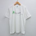 L★古着 半袖 ビンテージ Tシャツ メンズ 00年代 00s 妖精 HERO コットン クルーネック 白 ホワイト 25aug23 中古