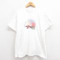 フルーツオブザルーム 90s 半袖Tシャツ 鉄道 ホワイト XL | 古着