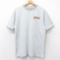 L★古着 半袖 ビンテージ Tシャツ メンズ 00年代 00s BORGATA 鹿の子 クルーネック USA製 グレー 霜降り 25aug25 中古