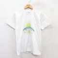 S★古着 フルーツオブザルーム 半袖 ビンテージ Tシャツ メンズ 90年代 90s RISING SUN クルーネック USA製 白 ホワイト 25aug26 中古