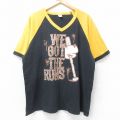 90s 半袖Tシャツ WE GOT ラグラン ブラック XL | 古着