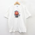 00s 半袖Tシャツ CATバスケットボール ホワイト XL | 古着