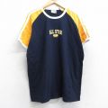 XL★古着 STEVE&BARRYS 半袖 ビンテージ Tシャツ メンズ 00年代 00s オールスター ラグラン ツートンカラー コットン クルーネック 紺他 ネイビー リンガー 25aug28 中古