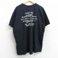 フルーツオブザルーム 00s 半袖Tシャツ メッセージ ブラック XL | 古着