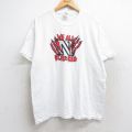 L★古着 半袖 ビンテージ Tシャツ メンズ 00年代 00s WE ALL BLEEDRED クルーネック 白 ホワイト 25aug29 中古