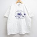 フルーツオブザルーム 00s 半袖Tシャツ マルディグラ仮面 ホワイト XL | 古着