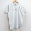 L★古着 フルーツオブザルーム 半袖 ビンテージ Tシャツ メンズ 00年代 00s オーシャンシティ クルーネック 薄グレー 霜降り 25aug29 中古