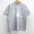L★古着 フルーツオブザルーム 半袖 ビンテージ Tシャツ メンズ 90年代 90s Shiner Athletics クルーネック USA製 グレー 霜降り 25aug29 中古