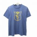 L★古着 スクリーンスターズ 半袖 ビンテージ Tシャツ メンズ 80年代 80s NHSA 企業広告 クルーネック USA製 紺 ネイビー 25sep01 中古