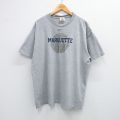 XL★古着 ナイキ NIKE 半袖 ビンテージ Tシャツ メンズ 00年代 00s マーケット バスケットボール 大きいサイズ クルーネック グレー 霜降り 25sep01 中古