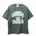 ノースウエストミズーリステートベアキャッツ 00s 半袖Tシャツ フットボール グリーン XL | 古着