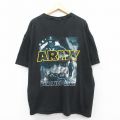 ジャージーズ 00s 半袖Tシャツ ARMY ブラック XL | 古着