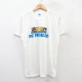 L★古着 半袖 ビンテージ Tシャツ メンズ 80年代 80s ジャマイカ クルーネック 白 ホワイト 25sep03 中古