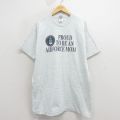 XL★古着 フルーツオブザルーム 半袖 ビンテージ Tシャツ メンズ 90年代 90s USエアフォース 大きいサイズ ロング丈 クルーネック USA製 薄グレー 霜降り【spe】 26apr04