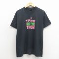 L★古着 スクリーンスターズ 半袖 ビンテージ Tシャツ メンズ 80年代 80s TRIKE クルーネック USA製 黒 26apr07
