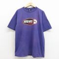 XL★古着 半袖 ビンテージ Tシャツ メンズ 90年代 90s コロラド コットン クルーネック USA製 紫 26apr07