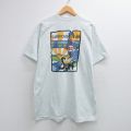 XL★古着 フルーツオブザルーム 半袖 ビンテージ Tシャツ メンズ 90年代 90s BSC クルーネック USA製 白 26apr07