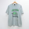 XL★古着 スクリーンスターズ 半袖 ビンテージ Tシャツ メンズ 90年代 90s BUSINESS クルーネック USA製 緑系 26apr07
