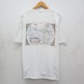 バナナリパブリック 90s 半袖Tシャツ 世界地図 ホワイト XL | 古着