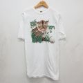 90s 半袖Tシャツ ヒョウ ホワイト XL | 古着