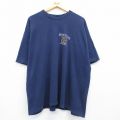 90s 半袖Tシャツ ボストン ネイビー XL | 古着