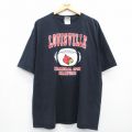 アディダス 00s 半袖Tシャツ ルイビル ブラック XL | 古着